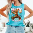 Baseball Player Christmas Gingerbread Smashing Through Snow Comfort Colors Tank Top Light Green Baseball Player Christmas Gingerbread Smashing Through Snow Comfort Colors Tank Top Light Green