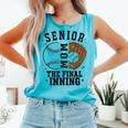 Baseball Senior Mom 2026 The Final Inning Comfort Colors Tank Top Light Green