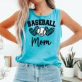 Custom Baseball Mom Number 65 Heart For Mom Comfort Colors Tank Top Light Green Custom Baseball Mom Number 65 Heart For Mom Comfort Colors Tank Top Light Green