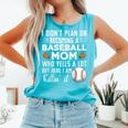 I Didn't Plan On Becoming a Baseball Mom Mother's Day Comfort Colors Tank Top Light Green I Didn't Plan On Becoming a Baseball Mom Mother's Day Comfort Colors Tank Top Light Green