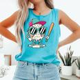 Dripping Baseball Baseball Lover Player Baseballer Comfort Colors Tank Top Light Green