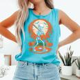 Halloween Skeleton Baseball Player Costume Men Boys Kids Comfort Colors Tank Top Light Green
