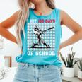 I Hit 100 Days Of School Baseball 100th Day Boys Kids Comfort Colors Tank Top Light Green