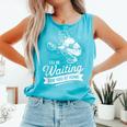 I'Ll Be Waiting For You At Home Baseball Comfort Colors Tank Top Light Green