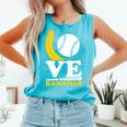 Love Bananas Banana Baseball Comfort Colors Tank Top Light Green Love Bananas Banana Baseball Comfort Colors Tank Top Light Green