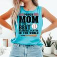 Proud Mom Of An Awesome Baseball Baseball Mom Comfort Colors Tank Top Light Green