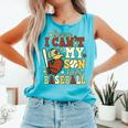 Sorry I Can't My Son Has Baseball Mother’s Day Baseball Mom Comfort Colors Tank Top Light Green