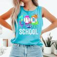 Women's 100 Days Of School Dripping Baseball Boys Kids Teacher Comfort Colors Tank Top Light Green Women's 100 Days Of School Dripping Baseball Boys Kids Teacher Comfort Colors Tank Top Light Green