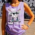 100 Days Of School Baseball Bat 100th Day Of School Comfort Colors Tank Top Lagoon