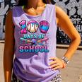 100 Days Of School Baseball Sports Drip Graphic Comfort Colors Tank Top Lagoon