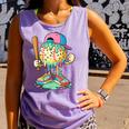 Baseball Drip For Boys Ice Cream Drip Baseball Sport Comfort Colors Tank Top Lagoon