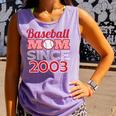 Baseball Mom Since 2003 Comfort Colors Tank Top Lagoon Baseball Mom Since 2003 Comfort Colors Tank Top Lagoon