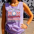 Baseball Mom I'm Not Yelling Support Cheerleading Comfort Colors Tank Top Lagoon