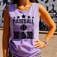 Baseball Mom Baseball Lover Mom Comfort Colors Tank Top Lagoon