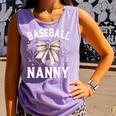 Baseball Nanny Baseball Coquette Bow Comfort Colors Tank Top Lagoon Baseball Nanny Baseball Coquette Bow Comfort Colors Tank Top Lagoon