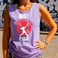 Best Baseball Mom Ever Baseball Comfort Colors Tank Top Lagoon