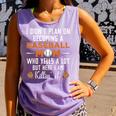 I Didn't Plan On Becoming a Baseball Mom Comfort Colors Tank Top Lagoon
