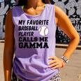 My Favorite Baseball Player Calls Me Gamma Comfort Colors Tank Top Lagoon My Favorite Baseball Player Calls Me Gamma Comfort Colors Tank Top Lagoon