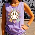 Happy Baseball Mom Groovy Retro Floral Smiling Face Comfort Colors Tank Top Lagoon Happy Baseball Mom Groovy Retro Floral Smiling Face Comfort Colors Tank Top Lagoon