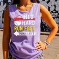 Hit Hard Run Fast Turn Left Baseball Quote Fan Coach Premium Tri-Blend Comfort Colors Tank Top Lagoon Hit Hard Run Fast Turn Left Baseball Quote Fan Coach Premium Tri-Blend Comfort Colors Tank Top Lagoon