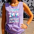 Kids 100 Days Of School 100th Day Baseball Ice Cream Drip Comfort Colors Tank Top Lagoon