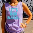Let's Ruin Baseball Baseball Humor Sarcastic Baseball Premium Tri-Blend Comfort Colors Tank Top Lagoon