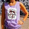 Loud Proud Baseball Mom Mommy Comfort Colors Tank Top Lagoon