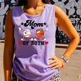 Mom Of Both Basketball Baseball Mom Comfort Colors Tank Top Lagoon