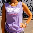 Sarcastic Baseball Mom Mama Baseball Life Premium Comfort Colors Tank Top Lagoon