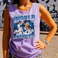 Shohei Ohtani 2025 Los Angeles Baseball Champions MLBPA Comfort Colors Tank Top Lagoon