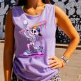 Skeleton Baseball Drip Boys Youth Kids Halloween Comfort Colors Tank Top Lagoon
