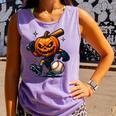 Spooky Halloween Scary Pumpkin Baseball Player Witchy Vibes Comfort Colors Tank Top Lagoon Spooky Halloween Scary Pumpkin Baseball Player Witchy Vibes Comfort Colors Tank Top Lagoon