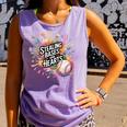 Stealing Bases And Hearts Baseball Puns Sports Comfort Colors Tank Top Lagoon