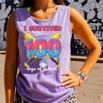 I Survived 100 Days Of School Baseball Cream Drip Boys Comfort Colors Tank Top Lagoon I Survived 100 Days Of School Baseball Cream Drip Boys Comfort Colors Tank Top Lagoon