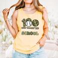 100 Days Of School Baseball Camo Art For Boys Kids Students Comfort Colors Tank Top Grey