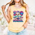 100 Days Of School Baseball Sports Drip Graphic Comfort Colors Tank Top Grey
