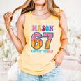 6 7 Mason Baseball Drip Number 67 Player Or 67th Birthday Comfort Colors Tank Top Grey 6 7 Mason Baseball Drip Number 67 Player Or 67th Birthday Comfort Colors Tank Top Grey
