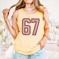 6 7 Number 67 Baseball Meme Tee For Women Comfort Colors Tank Top Grey 6 7 Number 67 Baseball Meme Tee For Women Comfort Colors Tank Top Grey