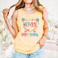 67 33 Days Of School Baseball Drip 100 Days Of School Comfort Colors Tank Top Grey
