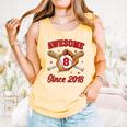 8 Year Old Boys Awesome Since 2018 Baseball Birthday Comfort Colors Tank Top Grey 8 Year Old Boys Awesome Since 2018 Baseball Birthday Comfort Colors Tank Top Grey