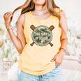 Baseball 100th Day Of School Camouflage Comfort Colors Tank Top Grey