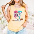 Baseball 67 Ice Cream Drip Six Seven Boys Comfort Colors Tank Top Grey