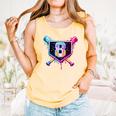 Baseball 8 Year Old Ice Cream Drip 8th Birthday Party Comfort Colors Tank Top Grey Baseball 8 Year Old Ice Cream Drip 8th Birthday Party Comfort Colors Tank Top Grey
