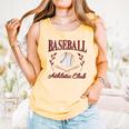 Baseball Athletic Social Club Baseball Mom Trendy Baseball Comfort Colors Tank Top Grey