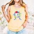 Baseball Dabbing Sports For Boys And Girls Game Day Comfort Colors Tank Top Grey Baseball Dabbing Sports For Boys And Girls Game Day Comfort Colors Tank Top Grey