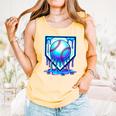 Baseball Drip Ice Cream Blue Glow Melt Ball Graphic Comfort Colors Tank Top Grey Baseball Drip Ice Cream Blue Glow Melt Ball Graphic Comfort Colors Tank Top Grey