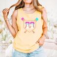 Baseball Ice Cream Drip Number 23 Player 23rd Birthday Comfort Colors Tank Top Grey