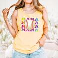 Baseball Mama Sport Women Proud Baseball Mom Premium Comfort Colors Tank Top Grey