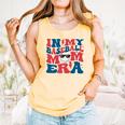 In My Baseball Mom Era Smile Face Retro Comfort Colors Tank Top Grey