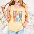 In My Baseball Mom Era Tee Bunny Ears Rabbit Baseball Comfort Colors Tank Top Grey
